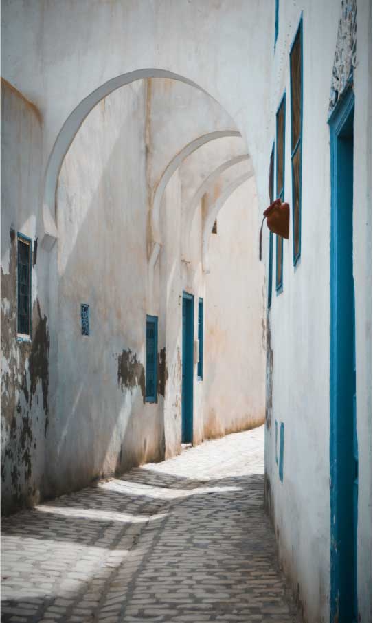 Ruelle Sidi Bousaid, Tunisie